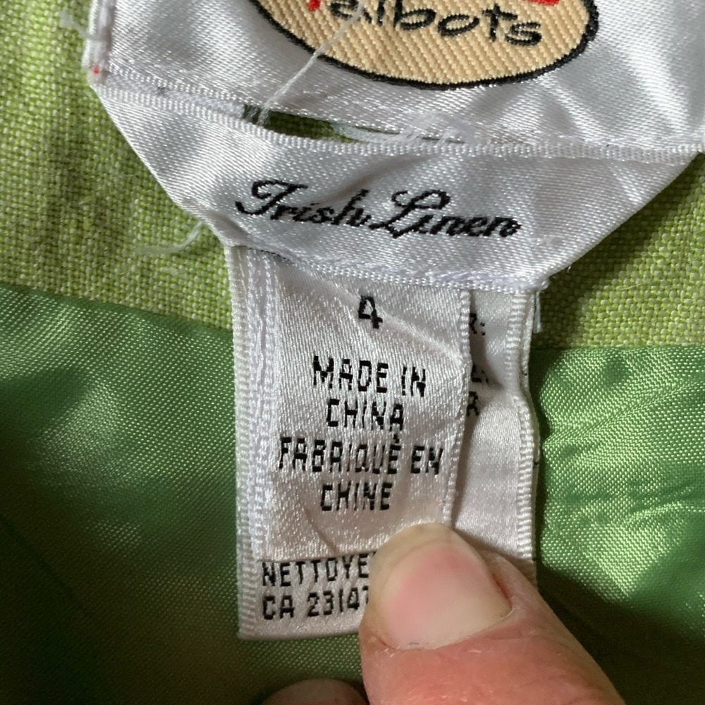 Talbots Linen Pants, 4 - Picture 4 of 8